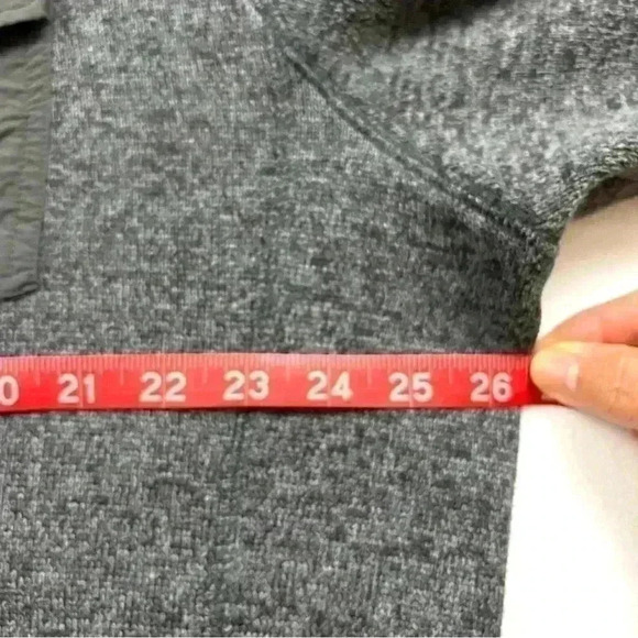 WOOLRICH Mens Drifter Fleece 1/4 Snap Pullover Grey Sweater Fleece Size XL - Picture 13 of 13